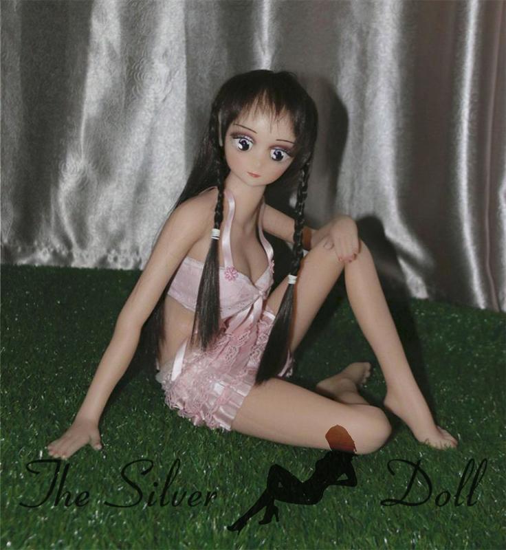 JM Doll 80cm Mini Lovedoll Sex Silicone Doll - The Silver Doll.